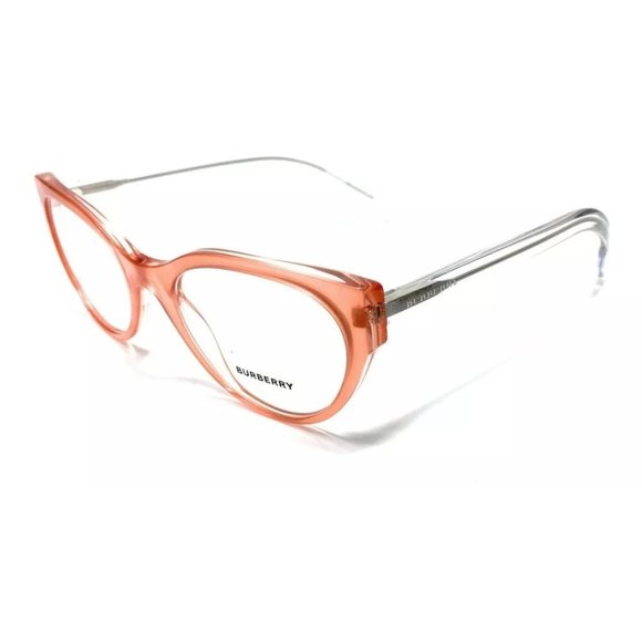 Burberry Women's Opal Pink Square Eyeglasses! - Picture 1 of 4